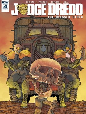 cover image of Judge Dredd: The Blessed Earth (2017), Issue 4